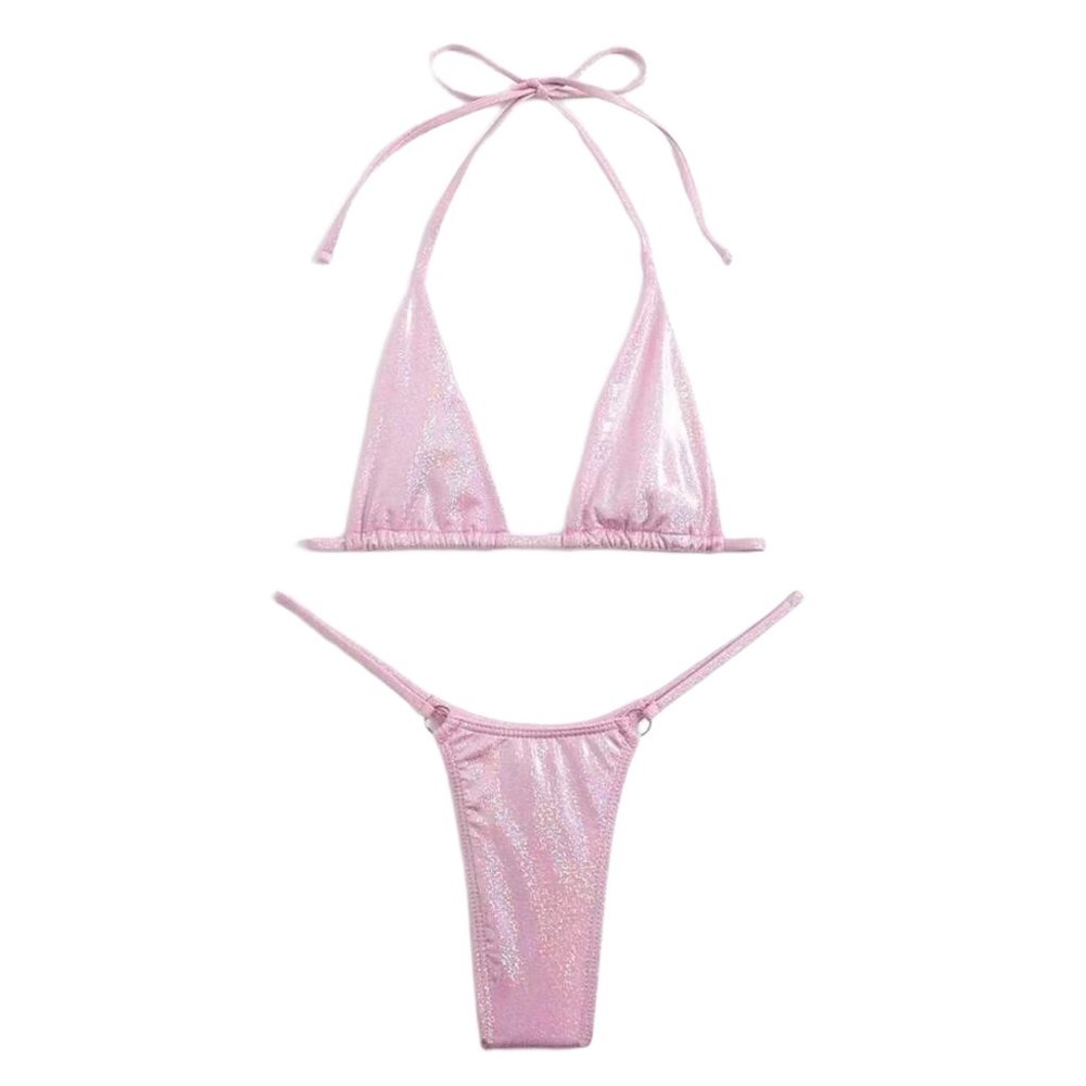 Metallic Thong Bikini